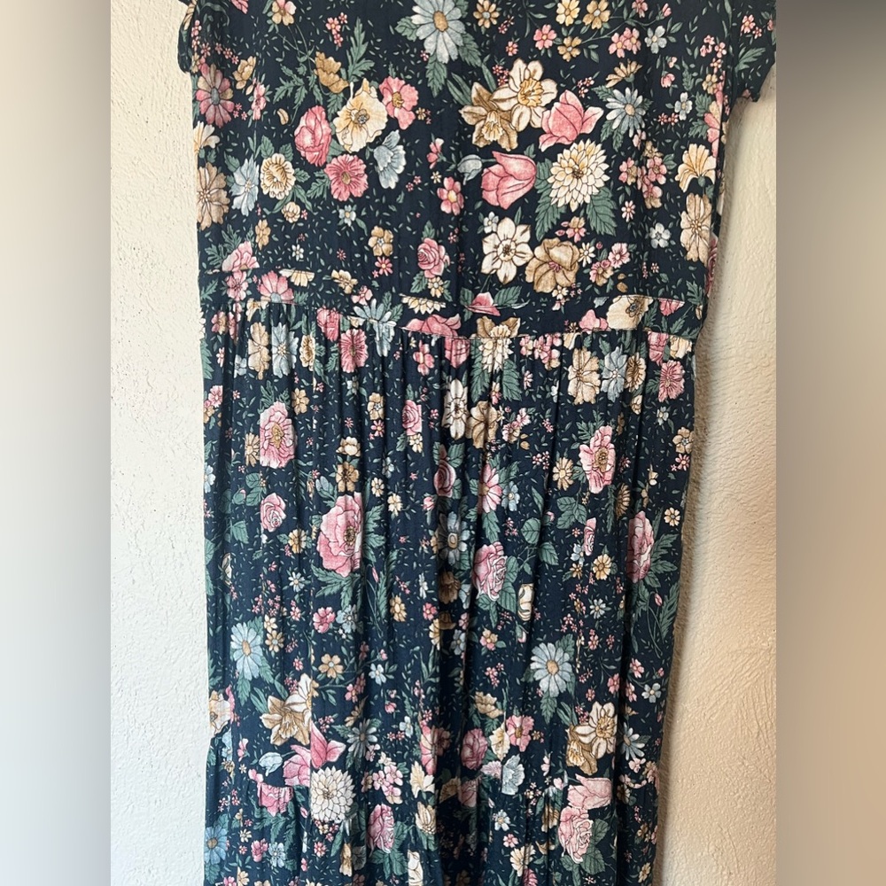 Auguste the Label Spring Rose Wylde Maxi Dress Navy - Picture 8 of 13